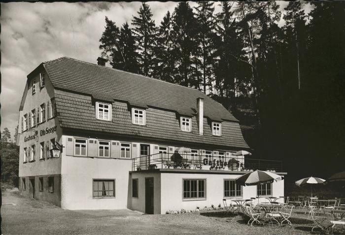 Wildberg Schwarzwald Gasthof Pension Seeger