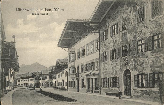 Mittenwald Bayern Obermarkt