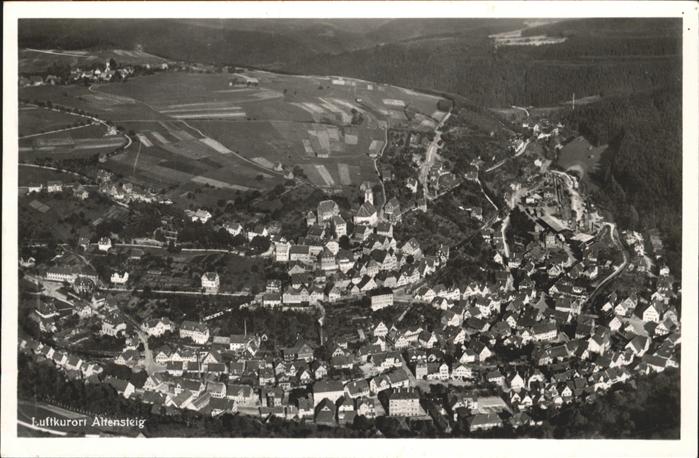 Altensteig Wuerttemberg Fliegeraufnahme