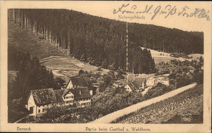 Berneck Altensteig Gasthof Waldhorn