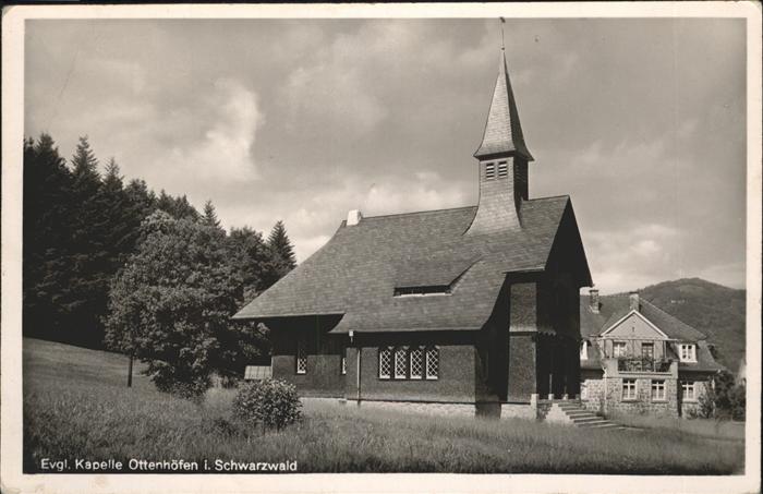 Ottenhoefen Schwarzwald Ev. Kapelle