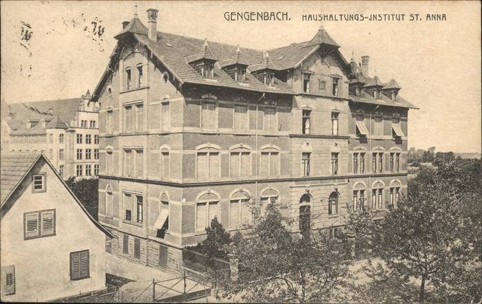 Gengenbach Haushaltungs-Institut St. Anna