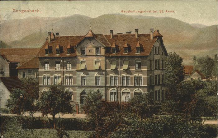 Gengenbach Haushaltungsinstitut St. Anna
