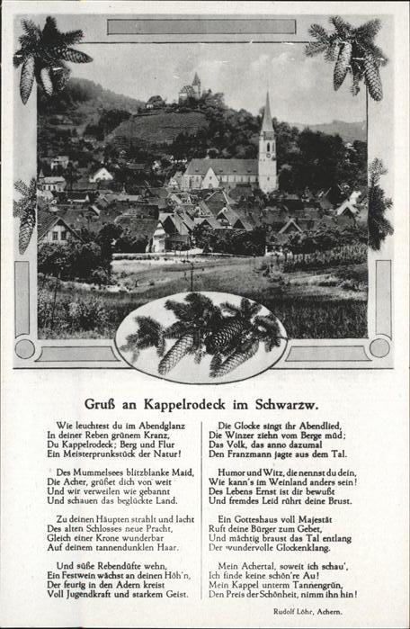 Kappelrodeck Gedicht
Grußkarte