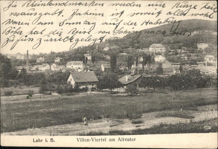 Lahr Schwarzwald Villenviertel
Altvater