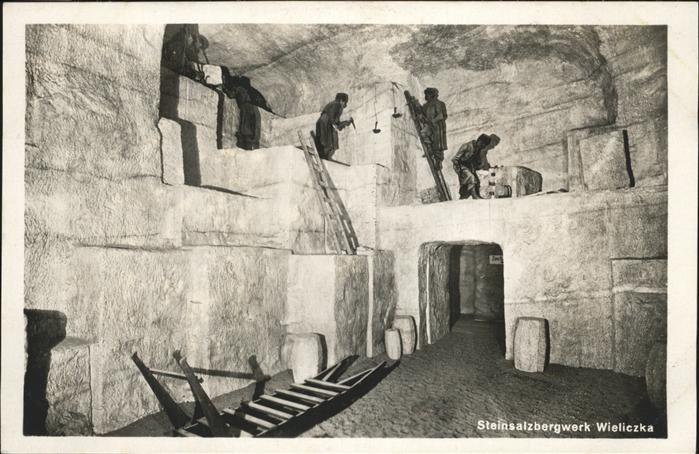 Wieliczka Wielicki Kleinpolen Steinsalzbergwerk
