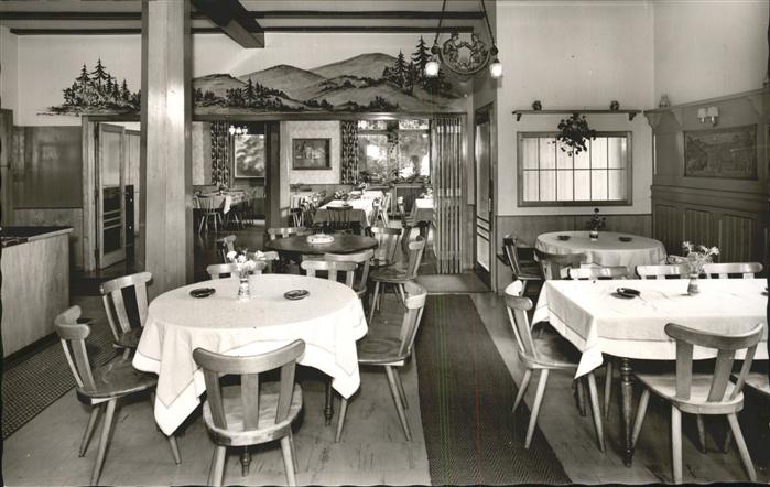 Ortenberg Baden Gasthaus Bahnhof Gastraum