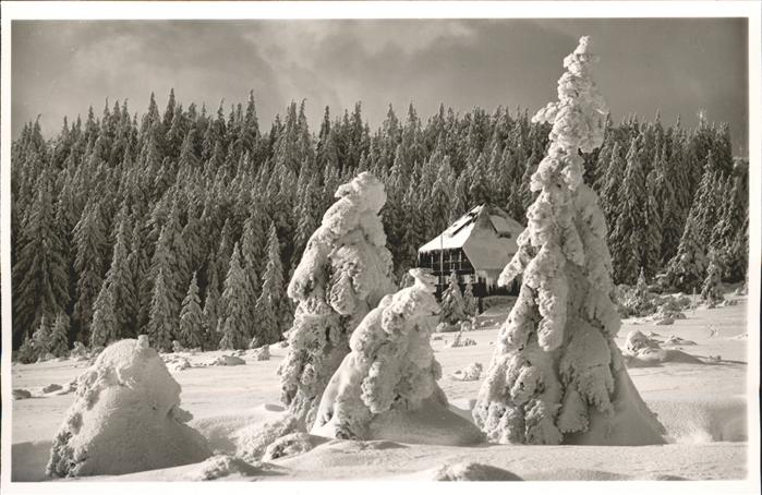 Seebach Ottenhoefen Schwarzwald Darmstädter Hütte Winter