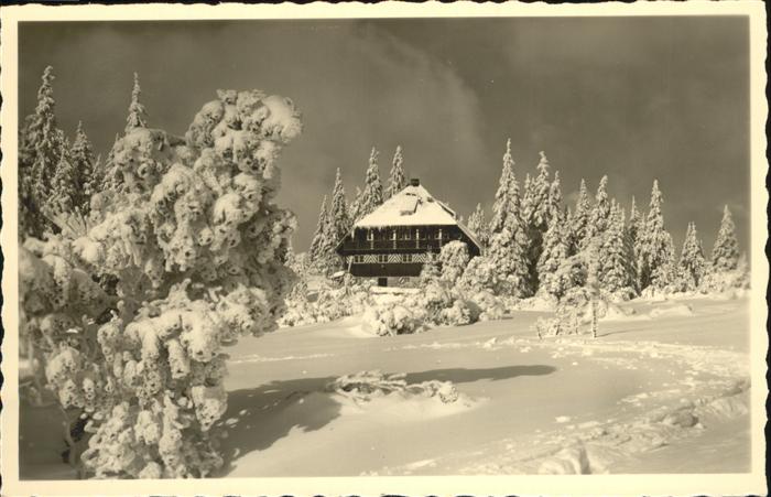 Seebach Ottenhoefen Schwarzwald Wintersportplatz Darstädter Hütte