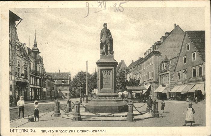 Offenburg Hauptstrasse Drake Denkmal