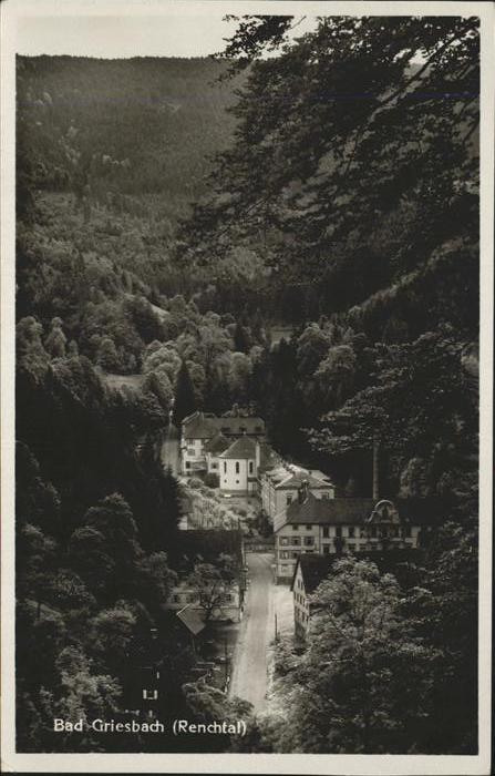 Bad Griesbach Schwarzwald Renchtal Kurhaus Bad Griesbach