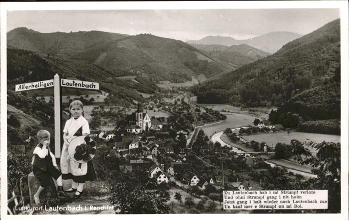 Lautenbach Renchtal Allerheiligen Lautenbach, Kinder, Trach