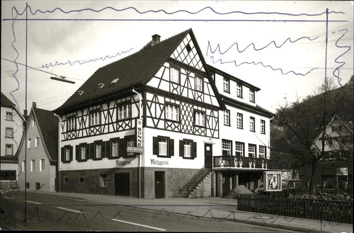 Lautenbach Renchtal [handschriftlich] Gasthaus Sonne