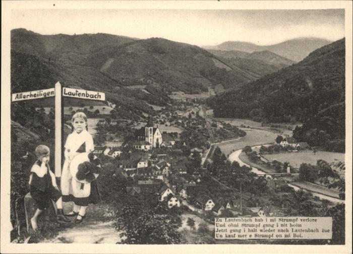 Lautenbach Renchtal Kinder Tracht