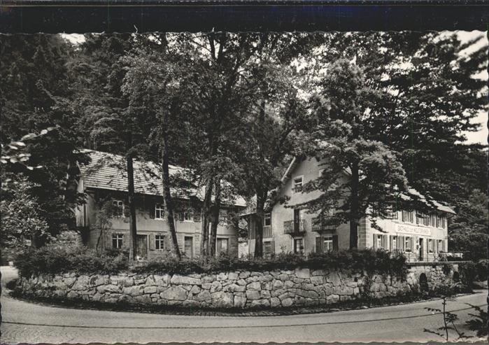 Seebach Ottenhoefen Schwarzwald Gasthof Pension Wolfsbrunnen