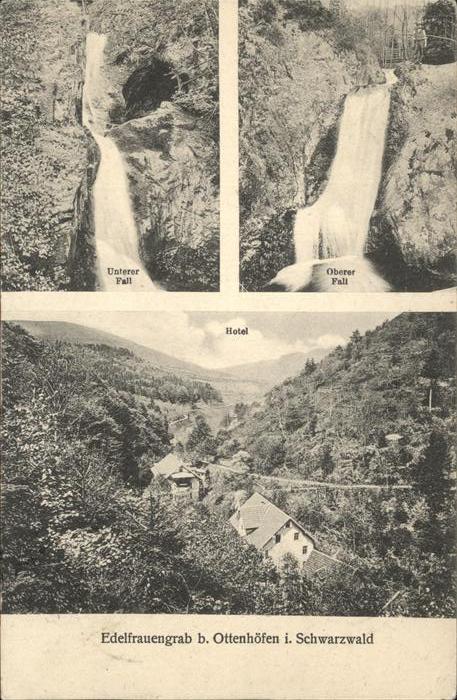 Ottenhoefen Schwarzwald Unterer Fall Wasserfall, Edelfrauengrab