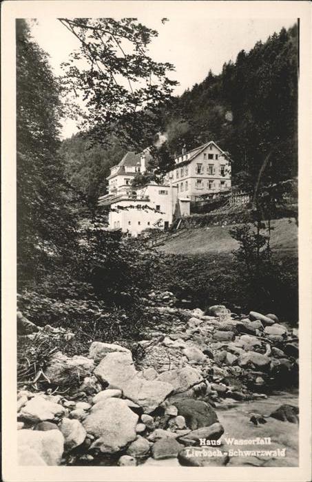 Lierbach Haus Wasserfall