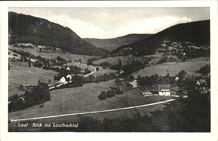 Lauf Baden Laufbachtal