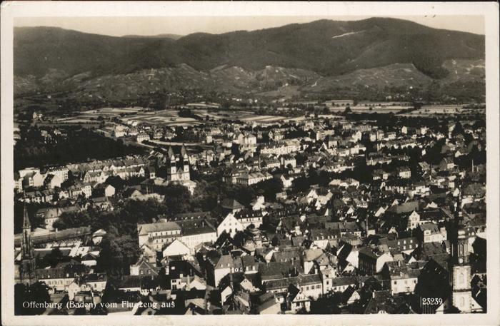 Offenburg Flugaufnahme