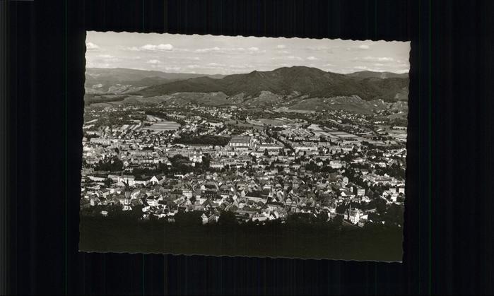 Offenburg [handschriftlich] Flugaufnahme