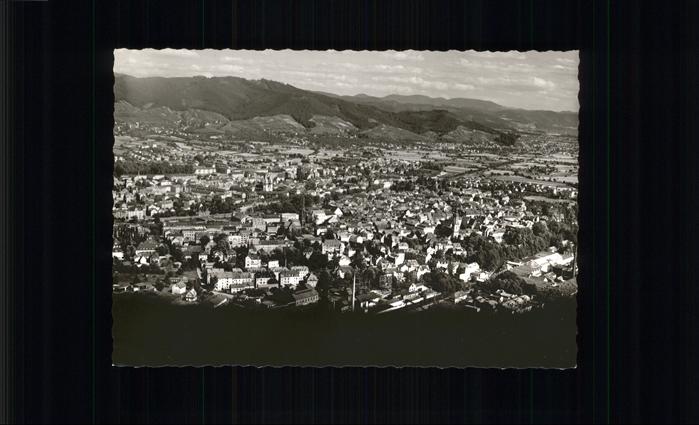Offenburg [handschriftlich] Flugaufnahme