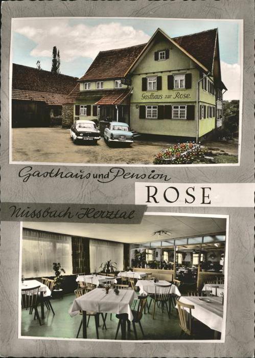 Nussbach Schwarzwald Gasthaus Pension Rose Herztal