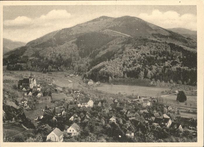 Lautenbach Renchtal Luftkurort Flugaufnahme