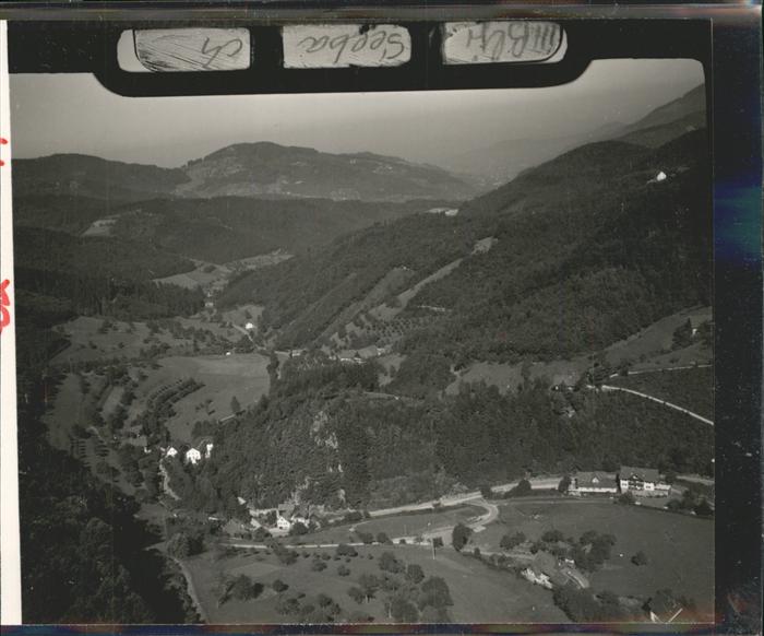 Seebach Ottenhoefen Schwarzwald Flugaufnahme [handschriftlich]