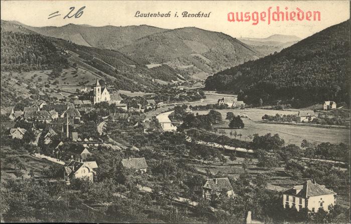 Lautenbach Renchtal Panorama