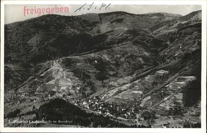 Lautenbach Renchtal Luftbild