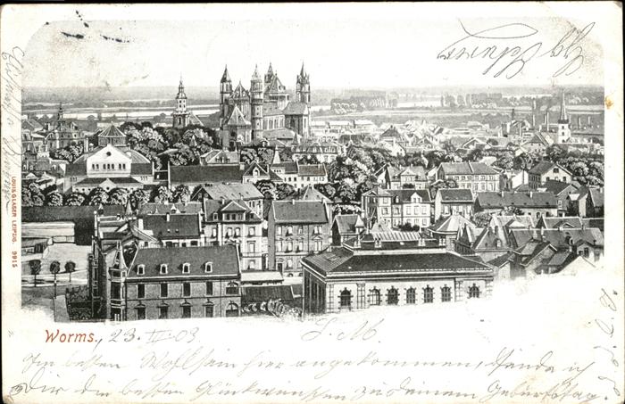 Worms Teilansicht Dom