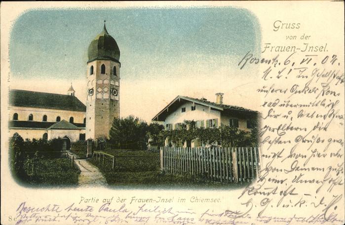 Chiemsee Bayern Fraueninsel Kirche