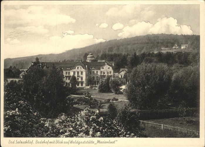 Bad Salzschlirf Badehof Waldgaststätte Marienlust