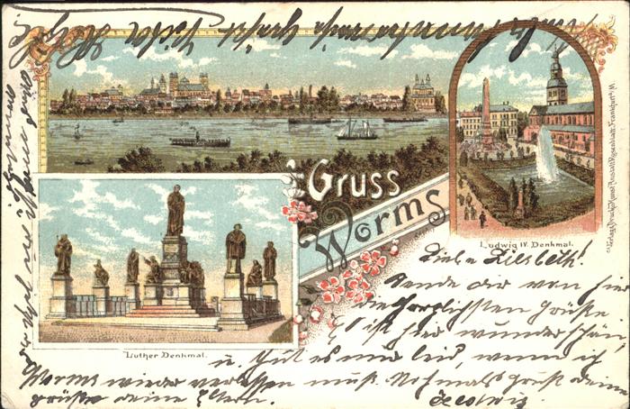 Worms Luther Denkmal Ludwig IV Denkmal