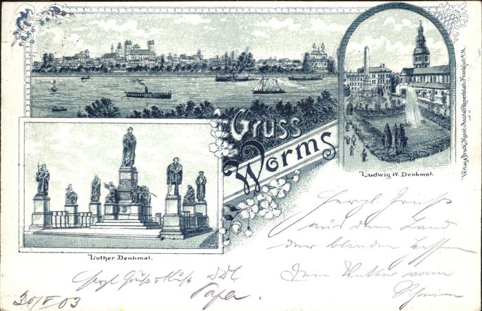 Worms Luther Denkmal Ludwig IV Denkmal