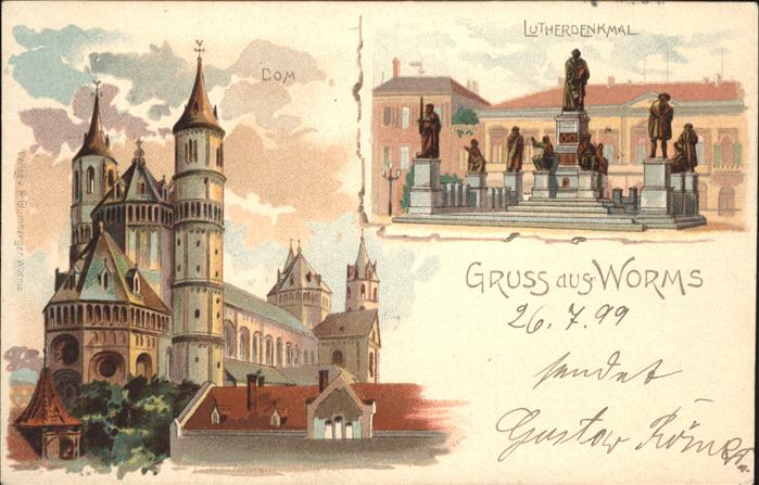 Worms Dom Lutherdenkmal