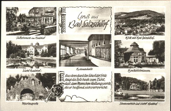 Bad Salzschlirf Badehof Mariengrotte Hotel Badehof Boni