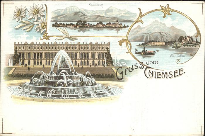 Chiemsee Bayern Altes Schloss Fraueninsel