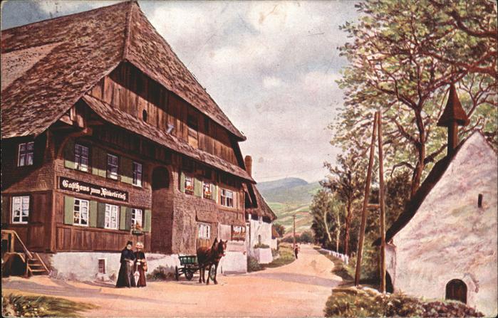 Huefingen Schwarzwald-Baar-Kreis BW Pferd Gasthaus Himmelreich