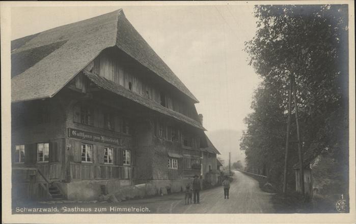 Hoellental Schwarzwald Gasthaus Himmelreich