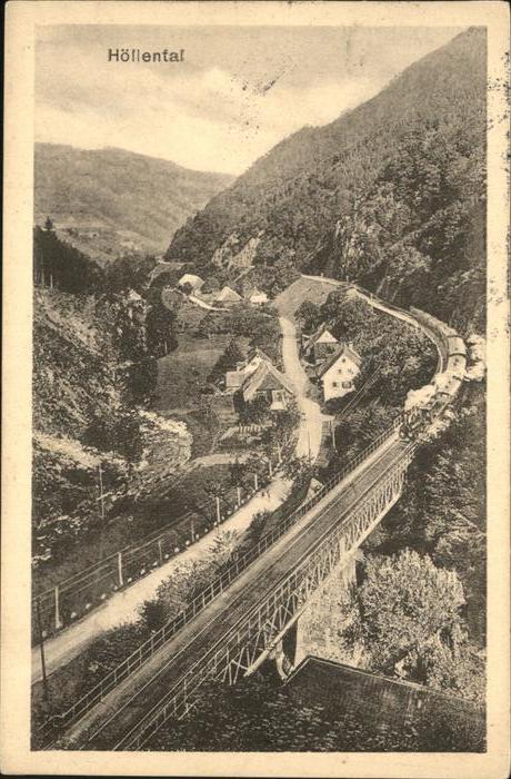 Hoellental Schwarzwald Zug