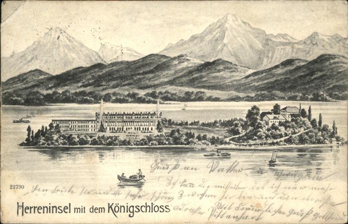 Herrenchiemsee Bayern Koenigs Schloss