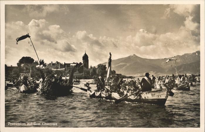 Chiemsee Bayern Prozession