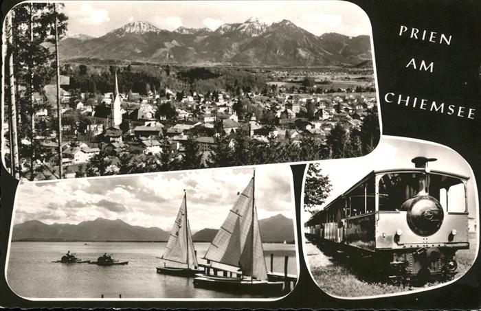 Prien Chiemsee Zug Schiff