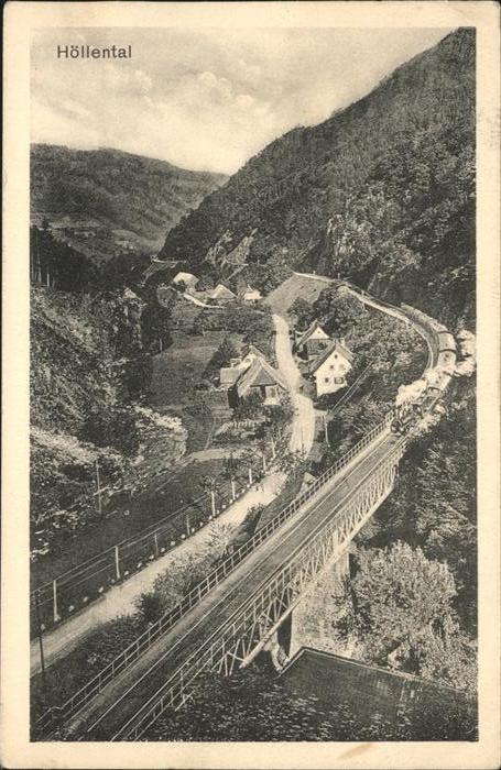 Hoellental Schwarzwald Zug