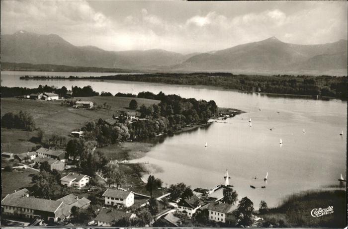 Breitbrunn Chiemsee Cafe Oberleitner Fliegeraufnahme