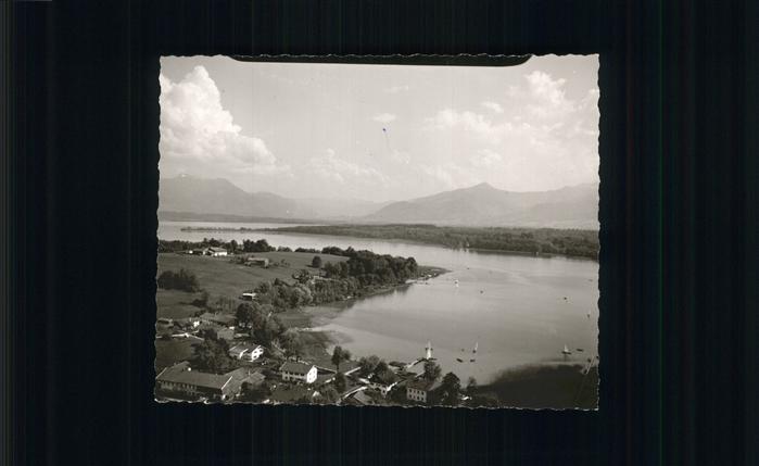 Chiemsee Bayern Fliegeraufnahme