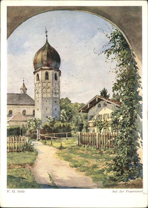 Fraueninsel Chiemsee Künstler V O Stolz