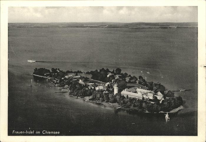 Fraueninsel Chiemsee Fliegeraufnahme