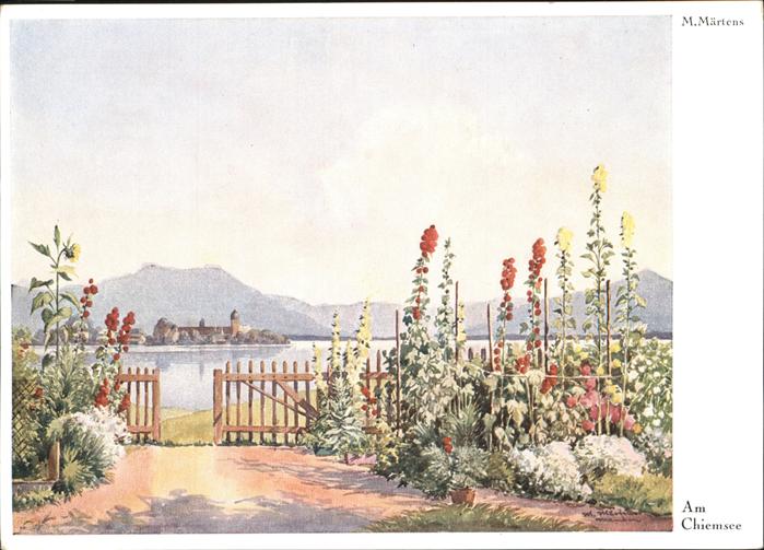Frauenwoerth Chiemsee Künstler M Märtens